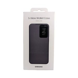 Mm5-O  Samsung S-View Wallet Case For Galaxy S24 - Black
